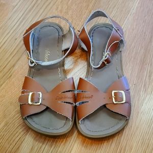 Girls Brown Saltwater sandal
